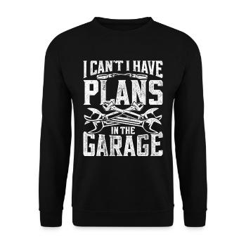 Engineer, Engineering - Unisex Sweatshirt - black - Front - Alina (178cm) & Michal (187cm)