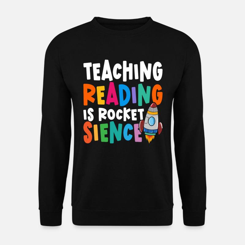 Dyslexia Teacher Teaching Reading - Unisex Sweatshirt - black