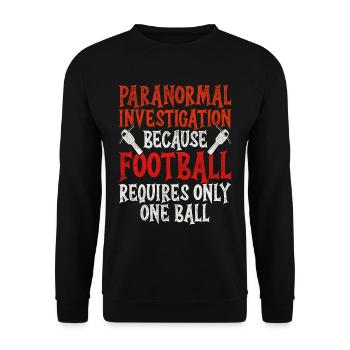 Ghost Hunt - Unisex Sweatshirt - black - Front - Alina (178cm) & Michal (187cm)