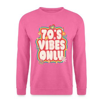 70s Costume 70s Styles 1970s Outfit 70s Disco - Unisex Sweatshirt - pink - Front