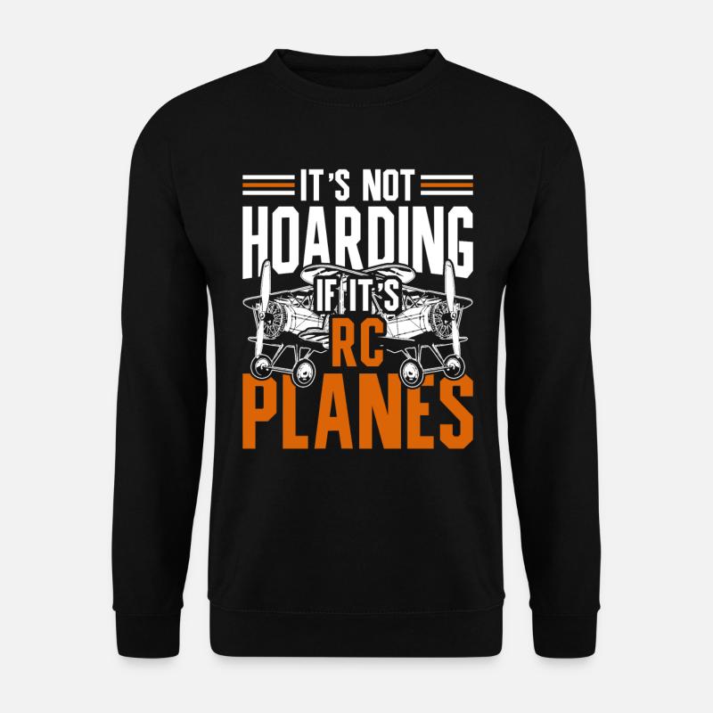 Modellflugzeuge - Unisex Pullover - Schwarz