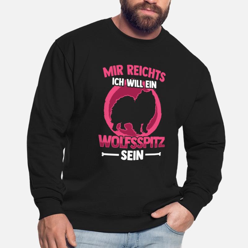 Will ein Wolfsspitz sein Deutscher Spitz Unisex Pullover