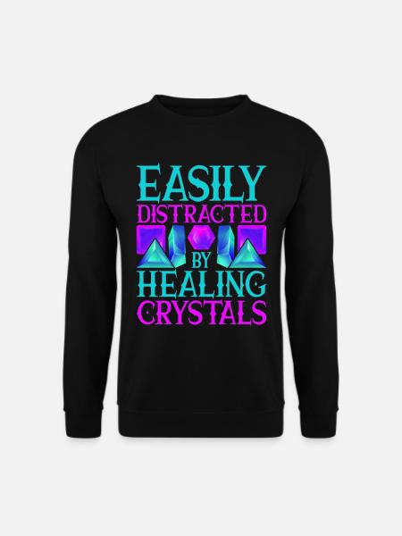 Kristallheiler Kristalle Heilkristalle - Unisex Pullover - Schwarz