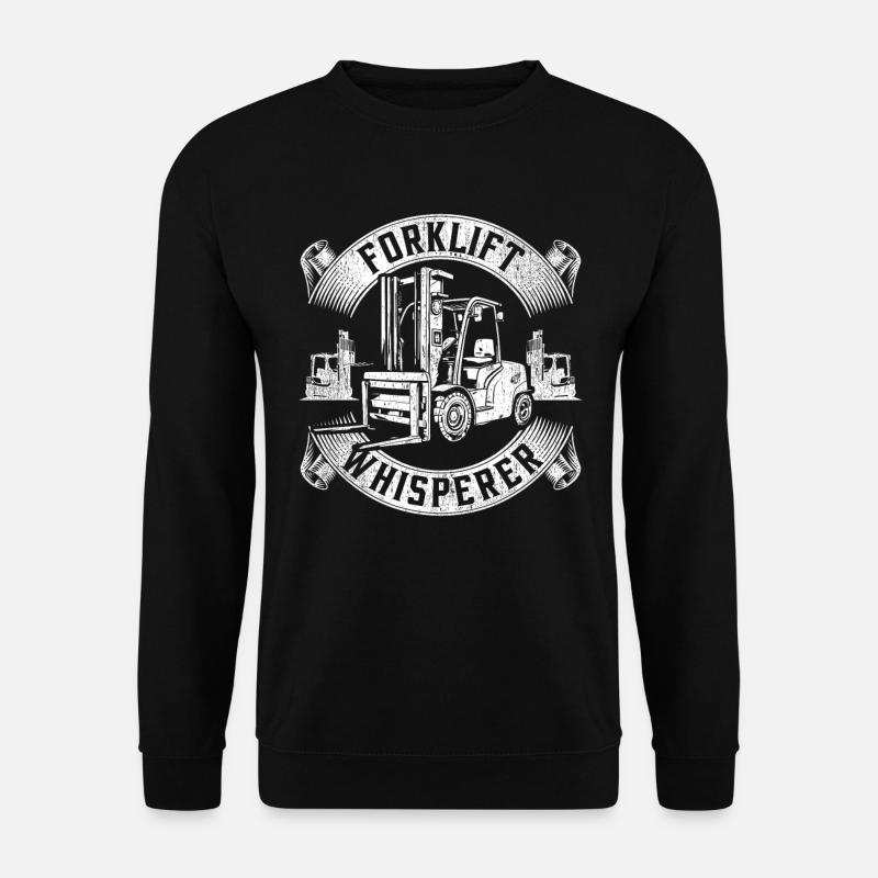 Staplerfahrer Forklift Whisperer - Unisex Sweatshirt - black