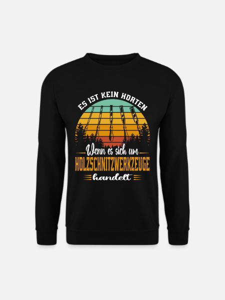 Holzschnitzer Holzschnitzerei - Unisex Pullover - Schwarz