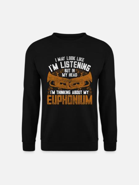 Euphonium Eufonium Eufonist - Uniseks sweater - zwart