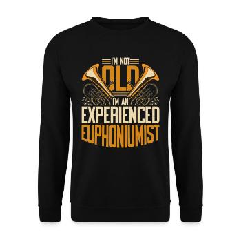 Euphonium Eufonium Euphoniste - Sweat-shirt Unisexe - noir - Devant - Alina (178cm) & Michal (187cm)
