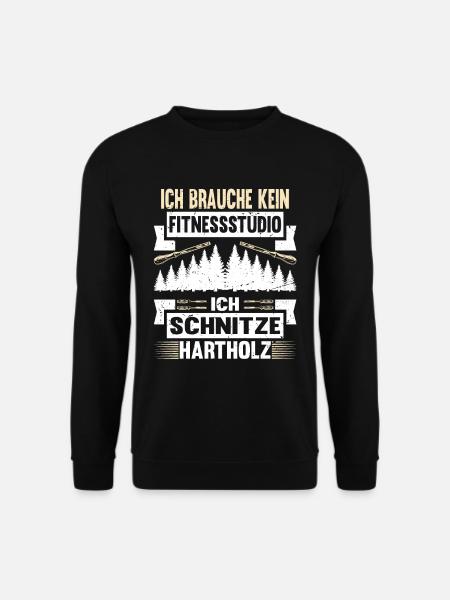 Holzschnitzer Holzschnitzerei - Unisex Pullover - Schwarz
