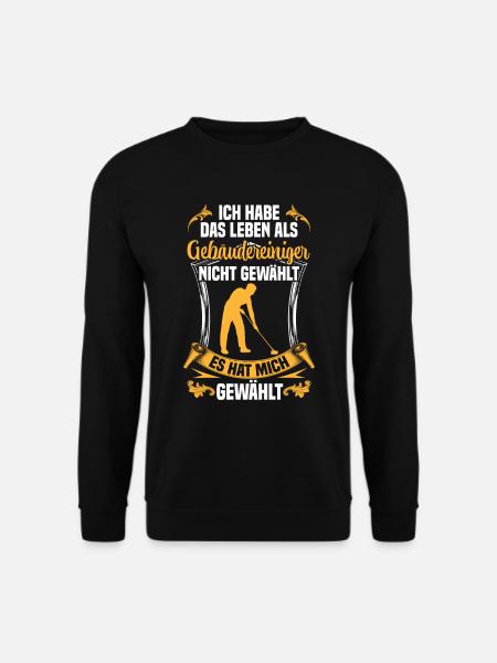 Leben als Gebäudereiniger Reinigungskraft - Unisex Pullover - Schwarz
