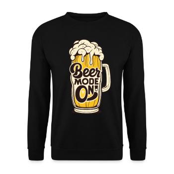 Mode bière sur les buveurs de bière Amateurs de bière - Sweat-shirt Unisexe - noir - Devant - Alina (178cm) & Michal (187cm)