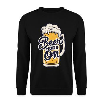 Mode bière sur les buveurs de bière Amateurs de bière - Sweat-shirt Unisexe - noir - Devant - Alina (178cm) & Michal (187cm)