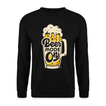 Mode bière sur les buveurs de bière Amateurs de bière - Sweat-shirt Unisexe - noir - Devant - Alina (178cm) & Michal (187cm)