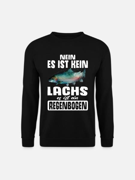 Forellen Angeln - Unisex Pullover - Schwarz