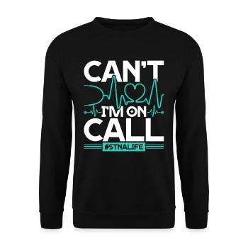 Geriatric Care Assistant Nursing Assistant Nursing Assistant - Unisex Sweatshirt - black - Front - Alina (178cm) & Michal (187cm)