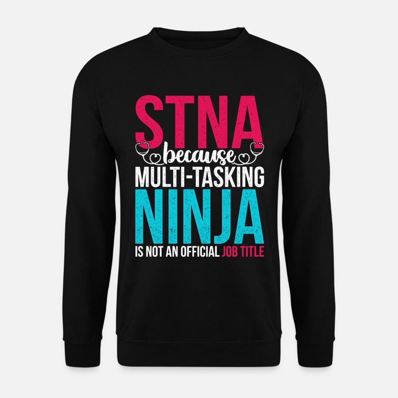 Aide-soignante Aide-soignante en soins gériatriques Aide-soignante - Sweat-shirt Unisexe - noir