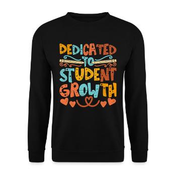 Educational Assistant Teaching Assistant - Unisex Sweatshirt - black - Front - Alina (178cm) & Michal (187cm)