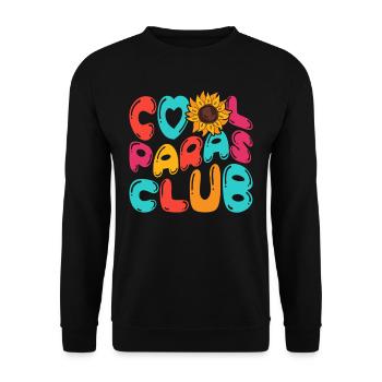 Assistante pédagogique Cool Paras Club - Sweat-shirt Unisexe - noir - Devant - Alina (178cm) & Michal (187cm)