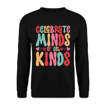 Assistante maternelle Assistante pédagogique - Sweat-shirt Unisexe - noir - Devant - Alina (178cm) & Michal (187cm)