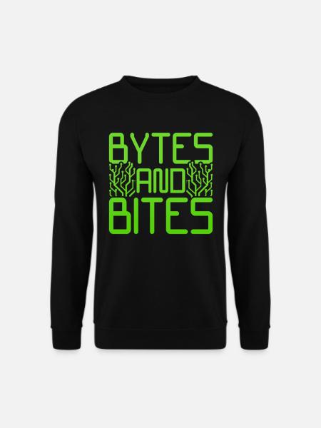 Netzwerkadministrator Bytes And Bites - Unisex Pullover - Schwarz