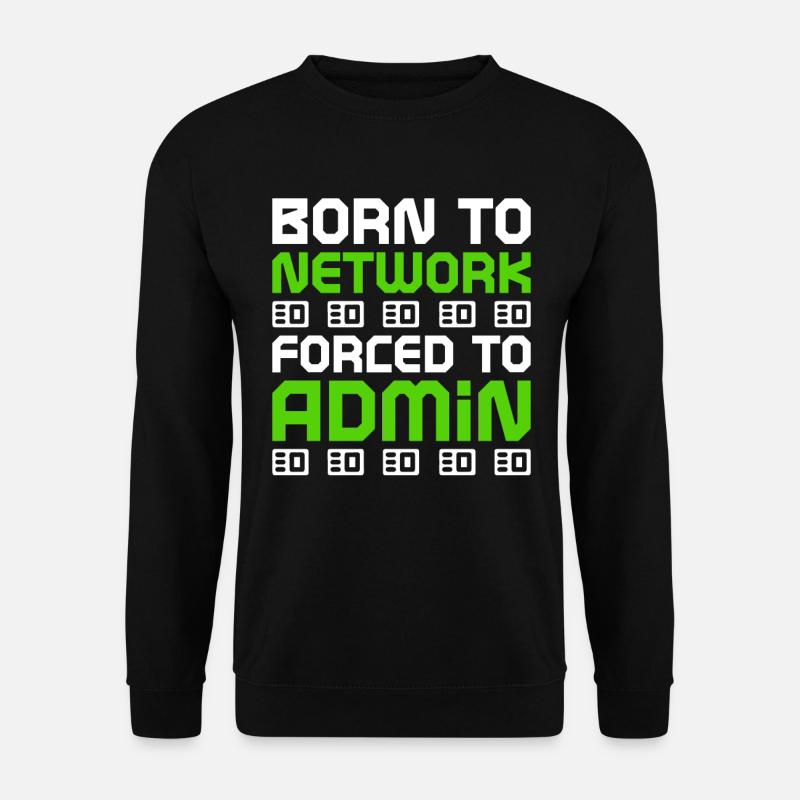 Administrateur réseau Programmeur - Sweat-shirt Unisexe - noir