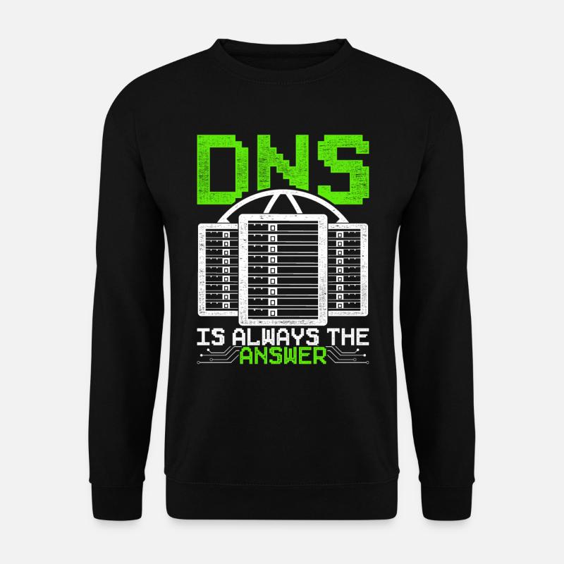 Administrateur réseau Programmeur - Sweat-shirt Unisexe - noir