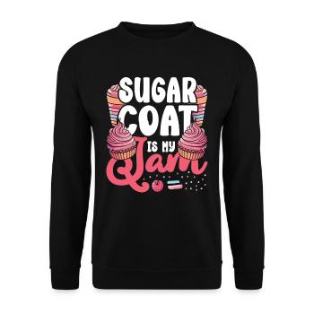 Cake Artist Pastry Chef Patissier - Unisex Sweatshirt - black - Front - Alina (178cm) & Michal (187cm)