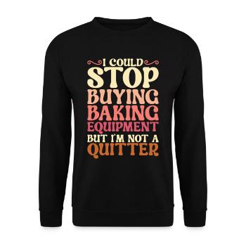 Cake Artist Tortenkünstler Konditor Patissier - Unisex Pullover - Schwarz - Vorne - Alina (178cm) & Michal (187cm)