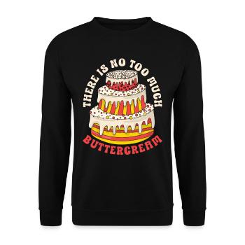Patissier, Cake Artist, Pastry Chef - Unisex Sweatshirt - black - Front - Alina (178cm) & Michal (187cm)
