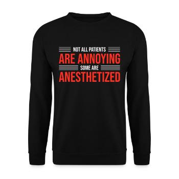 Anesthésiste Anesthésiologie Anesthésiste - Sweat-shirt Unisexe - noir - Devant - Alina (178cm) & Michal (187cm)