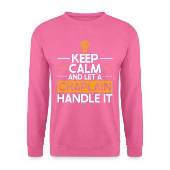 Kaplan Kleriker Pfarrer - Unisex Pullover - Pink - Vorne