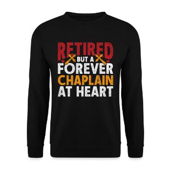 Clerc Pasteur Aumônier - Sweat-shirt Unisexe - noir - Devant - Alina (178cm) & Michal (187cm)