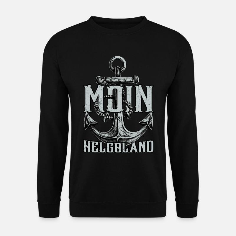 Moin Helgoland - Unisex Pullover - Schwarz