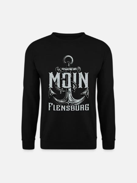Moin Flensburg - Unisex Pullover - Schwarz