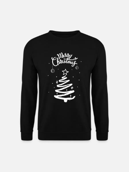 frohe weihnachten - Unisex Pullover - Schwarz