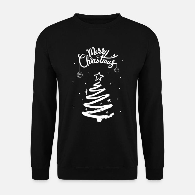 frohe weihnachten - Unisex Pullover - Schwarz