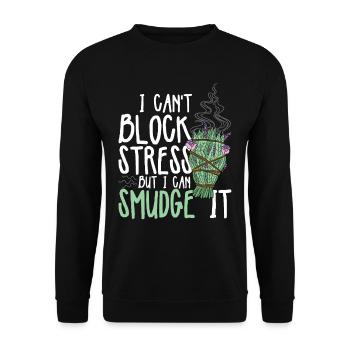 Smudging Apartment Fumigation - Unisex Sweatshirt - black - Front - Alina (178cm) & Michal (187cm)