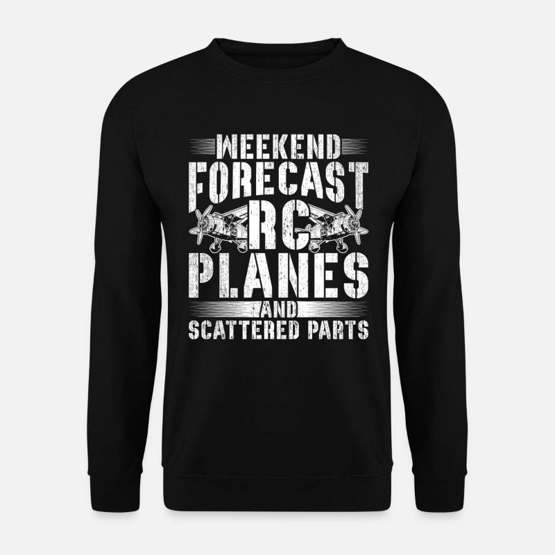 Maquette d’avion - Sweat-shirt Unisexe - noir