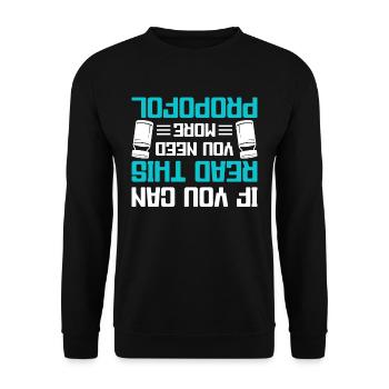 Anesthésiste Anesthésiologie Anesthésiste - Sweat-shirt Unisexe - noir - Devant - Alina (178cm) & Michal (187cm)