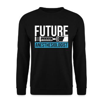 Anesthésiste Anesthésiologie Anesthésiste - Sweat-shirt Unisexe - noir - Devant - Alina (178cm) & Michal (187cm)