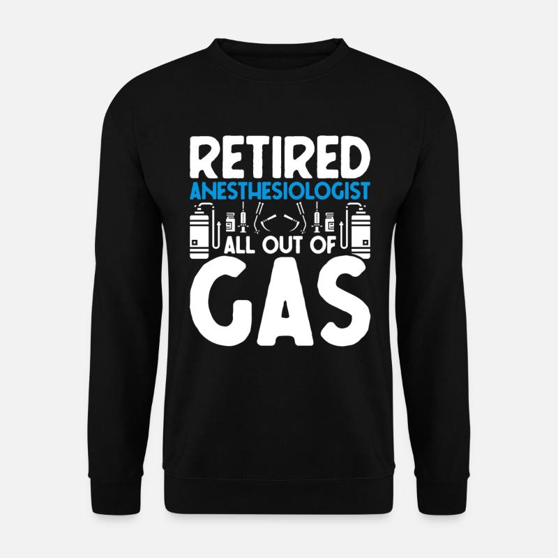 Anästhesiologie Anästhesist - Unisex Pullover - Schwarz