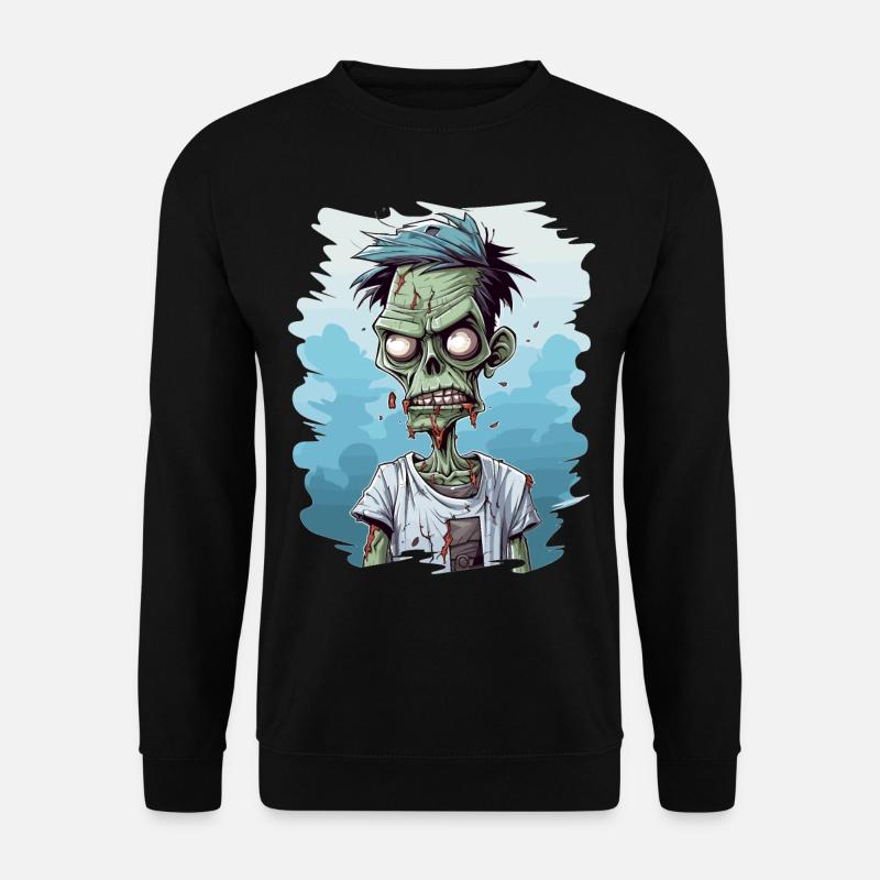 Zombie Zombies Undead Halloween - Unisex Sweatshirt - black