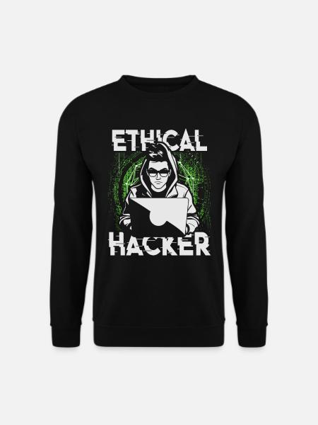 Hacker éthique Ethischer Hacker - Sweat-shirt Unisexe - noir