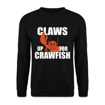Pinces pour écrevisses pour écrevisses et homard - Sweat-shirt Unisexe - noir - Devant - Alina (178cm) & Michal (187cm)
