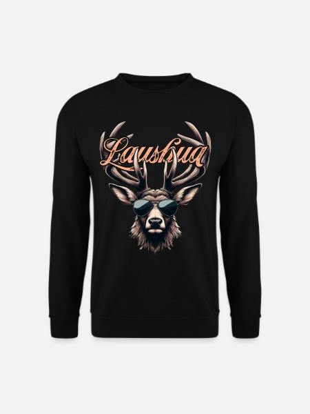 Kinder Lausbua T-Shirt Herren Trachtenshirt Jungen - Unisex Pullover - Schwarz