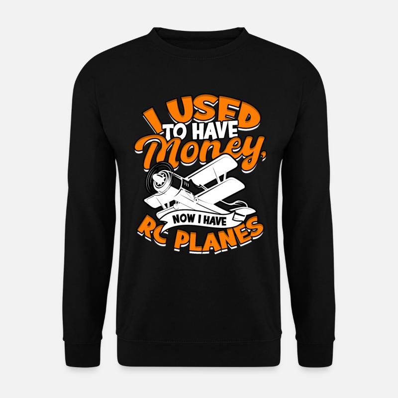 Modellflugzeug Modellflieger - Unisex Pullover - Schwarz