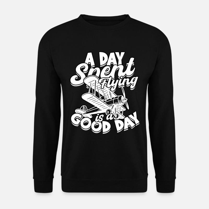 Model Airplane Model Airplane - Unisex Sweatshirt - black
