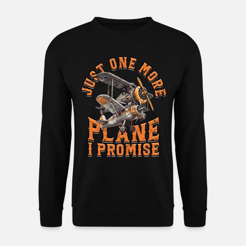 Modellflugzeug Modellflieger - Unisex Pullover - Schwarz