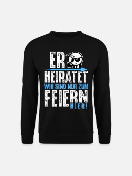 JGA T-Shirt Männer Junggesellenabschied T-Shirt - Unisex Pullover - Schwarz