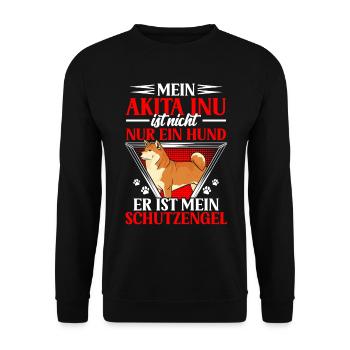 Akita Inu is not a dog Japanese Akita Inu - Unisex Sweatshirt - black - Front - Alina (178cm) & Michal (187cm)