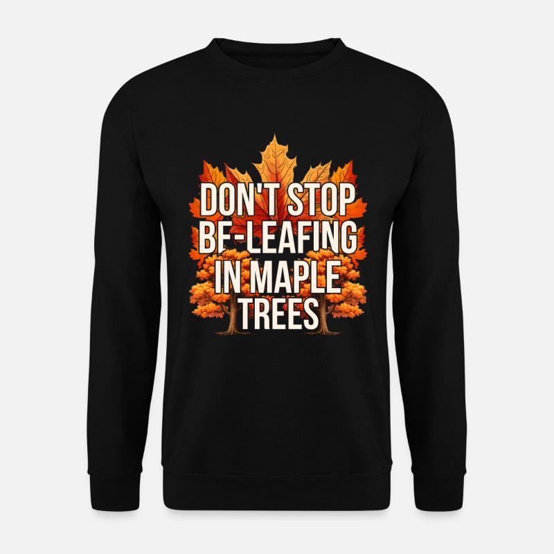 Maple Syrup Maple Tree - Unisex Sweatshirt - black